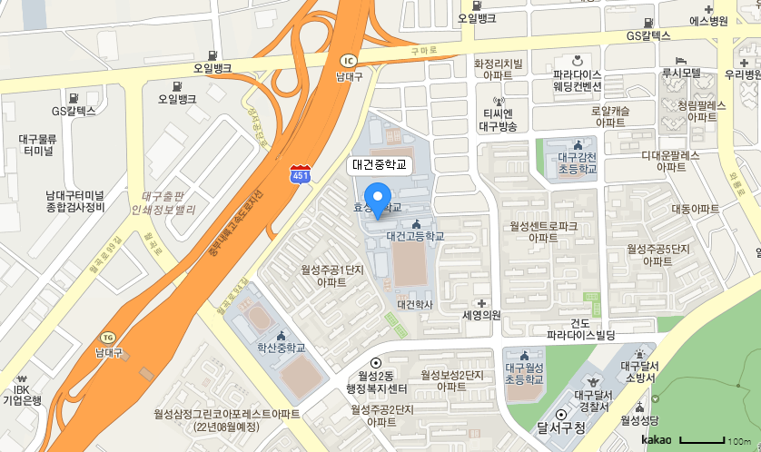 학교 찾아오시는 길 지도